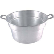 Padella in alluminio pesante Caldara, dimensioni 36x19,5 cm.