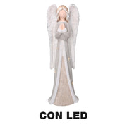 Angelo resina led oro cm22x16h66