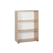 Libreria da ufficio a 3 ripiani colore sonoma cm 72x34xh.109
