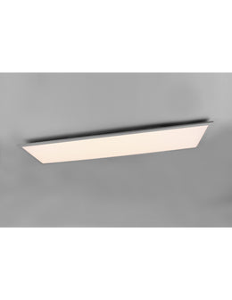 Plafoniera Applique Rettangolare Moderna Led Dimmer 34w Alpha Alluminio Trio Lighting