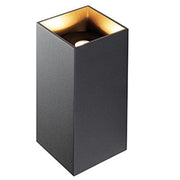 Applique 6W+6W Led 3000K  linea tower  nerooro