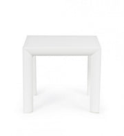 Tavolino alluminio bianco arredo giardino Cruise