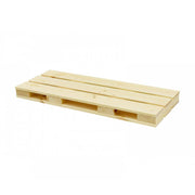 Mensola in legno naturale a forma di pallet Kimono