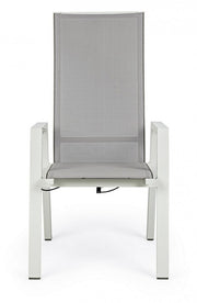 Sedia c-br reclinabile da giardino Steven Lunar 59x72x112h cm