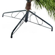 Albero grivola verde cmø135h240 con 135rami base in metallo