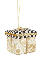 8x Pendaglio Scacchi Pacco Regalo Oro