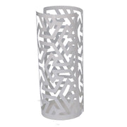 Portabicchiere metallo frecce bianco tondo cm ø8h20