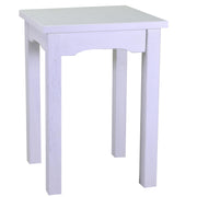 Tavolo esposizione in legno bianco Nantes cm154x46xh100
