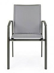 Sedia arredo giardino alluminio antracite Cruise