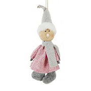 Bimbino abito rosa lana nbr-1212 cm. 13x 2 h 32