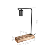 Lampada da scrivania con porta cellulare Vito 24 xh. 39 cm EFFEZ