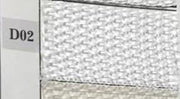 Cestone poliestere 1-3 bianco foderato rettangolare cm 40x30h55