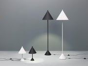 Lampada da terra in metallo nero D40xD40x156h cm