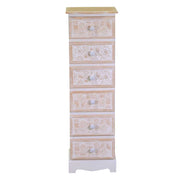 Mobiletto legno andorra 5 cassetti cm29x23h81