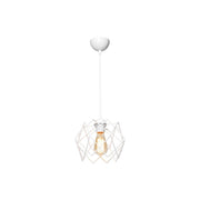 Lampada a sospensione Koza MDL4327 gabbia bianco EFFEZ