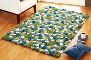 Tappeto moderno a fiori multicolore cm 160 x 230