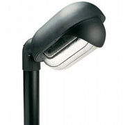 Lampada da esterno ovale in termoplastico con diffusore in vetro stampato nero