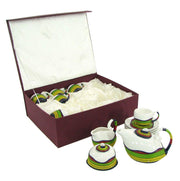 Tazze the con teiera e lattiera multicolor 9 pezzi