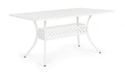 Tavolo da esterno Ivrea rettangolare bianco cm 90 x 160