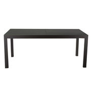 Tavolo in alluminio Boise allungabile antracite opaco m160-220x90xh67,5-75