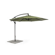 Ombrellone da giardino con braccio a 360°Texas cm 300x h260 Antracite-Olive