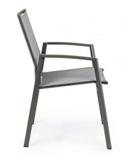 Sedia arredo giardino alluminio antracite Cruise