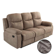 Divano Chicago 3 posti reclinabile silver grey Ranger 10