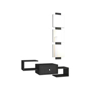 Mobile ingresso da parete Dorado antracite con specchio EFFEZ