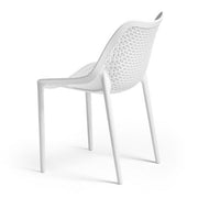 Sedia in polipropilene Bianca BILROS 60x50x h82 cm