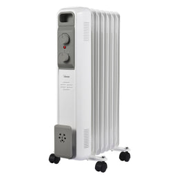 Radiatore ad Olio 7 Elementi - 125x575mm - Riscalda per Convezione Naturale