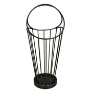 Portaombrelli metallo bronzo scuro tondo cm32x30h52-70