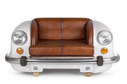Divano vintage macchina con fari