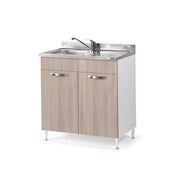 Sottolavello per cucina olmo 2 ante Cm 80x50xH 85