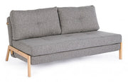 Divano Letto 2 posti Hayden grigio