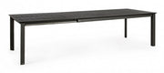 Tavolo giardino allungabile Konnor antracite cm 200-300 x 110h