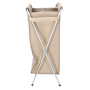 Cestone tessuto sacco beige pieghevole cm 29x33.5h66