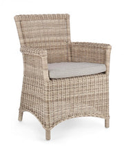 2x Sedia con braccioli con cuscino Jupiter New  Cod.0660338