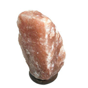 Wood base salt lamp 9-12kg with cmø20h34 connection
