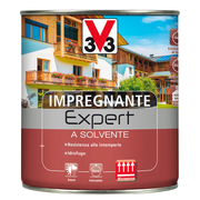 Impregnante Expert Solvente 2,5 Noce Antico per Proteggere i Supporti in Legno Esterno