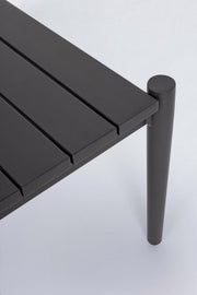 Tavolino Calypso da giardino antracite 110x60 cm