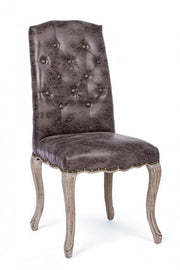 Sedia classica legno tessuto Diva cm 51 x 53 x 99