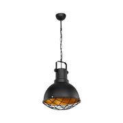 Lampada a sospensione Tonya ASZ1187 stile industriale nero