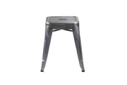 Sgabello ferro bristol galvanizzato cm39x39h45