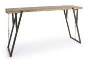 Tavolo bar stile industrial Blocks 200x54 cm