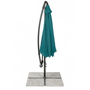 Ombrellone da giardino con braccio a 360°Texas cm 300x h260 Antracite-Pavone