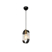 Lampada a sospensione Nova ASZ1136 pendente nero EFFEZ