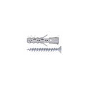 Tassello Nylon Con Bordo Con Vite 6X30