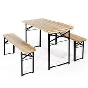 Set birreria tavolo e 2 panche 60x120 cm