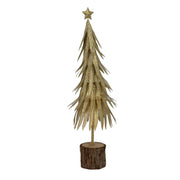 Albero metallo oro cm ø15h56