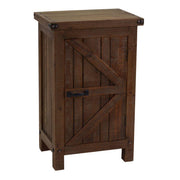 Mobile con 1 anta  noce country 50x36xh.80 cm